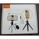 RING LIGHT LS-260-3 10.0" TWO TRIPOD STAND, PHONE HOLDER AND REMOTE FOR TAKE SHOT 3 COLOR LIGHT ADJUSTMENT BLACK RING LIGHT LS-260-3 10.0" TWO TRIPOD STAND, PHONE HOLDER AND REMOTE FOR TAKE SHOT 3 COLOR LIGHT ADJUSTMENT BLACK